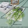 Nova planta verde artificial de galho alto estrelado casamento salão de casamento High Road chumbo decoração para casa planta verde flor comércio exterior