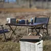 Caja de Almacenamiento para Camping Caja de Almacenamiento para Exteriores Plegable para Coche Caja Plegable para Exteriores Portátil Mesa Pequeña para Picnic Equipo Estilo Camping Suministros