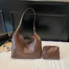 Bolso de Mano Tejido de PU de Alta Gama para Mujer 2025 Retro Casual de Gran Capacidad Moderno para Viajar al Trabajo