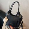 Bolso de Alta Gama Transfronterizo para Mujer Primavera y Verano 2025 Nueva Moda Nicho Hombro Bandolera Bolso Cubo Portátil para Mujer