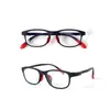 Nuevas gafas para niños de lente plana anti luz azul para estudiantes, caja simple, ultraligeras, montura completa, gafas de moda, venta al por mayor