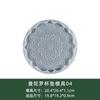 Zongbo Molde de Silicone de Cristal DIY Família Padrão Oco Diário Porta-copos Porta-copos Mandala Gaxeta Molde de Silicone