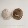 Ins Korean Letter Baby Hat Primavera e Outono Sunshade Cap à prova de vento Outono e Inverno Boné de beisebol quente para meninos e meninas