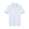 Camisa polo 220g 80 fios algodão mercerizado de fibra longa 3 fios, camiseta de verão algodão-elastano manga curta, roupa de trabalho com bordado
