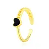 Nuevo Famoso de Internet Más Vendido Anillo Abierto Creativo de Personalidad Multiestilo para Mujeres Diseño Pequeño Exquisito Chapado en Oro Circonita Joyería de Mano