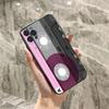 Funda de teléfono con cinta adhesiva para máquina de desmontaje retro para iPhone 15