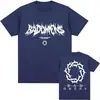 Camiseta Gráfica Divertida con Logo de la Banda Bad Omens para Hombre y Mujer Moda Hip Hop Camiseta Retro Informal Masculina de Manga Corta Oversize