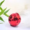 30,40, 50mm Campana Lacada Dorada Plateada Navideña Llavero para Árbol de Navidad Mascota Bolsa Accesorios DIY