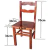 Silla Pequeña Duradera con Respaldo, Asiento Infantil, Taburete de Madera para el Hogar, Silla con Respaldo, Silla de Madera Maciza, Banco para Cambiarse los Zapatos