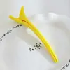 Pinzas de cocodrilo coloridas sin costuras del fabricante para seccionar el cabello, pinzas de posicionamiento para levantar la raíz y dar volumen en la coronilla, venta al por mayor transfronteriza