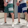 Shorts de verano delgados de colores combinados para hombre, shorts casuales de estilo coreano, shorts juveniles de moda, shorts de playa