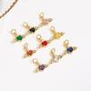 Dulce, Compacto, Moderno Alas de Corazón Colgante Pequeño Joyería Pulsera Collar Pendientes DIY Accesorios de Cobre Materiales para Hacer