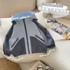 Chaqueta de Otoño para Niños con Capucha 2025 Nuevo Abrigo de Primavera y Otoño Cortavientos Casual Elegante para Niños Moderno