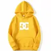 Sudadera de Manga Larga con Letra DC para Hombre y Mujer, Sudadera de Moda y Sencilla Estilo Callejero, Estilo Gimnasio Otoño e Invierno