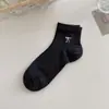 Calcetines Cortos Transpirables Calados Estilo Coreano para Mujer, Verano Malla Fina Rayas Finas Lazo Antiolor Bajos Tipo Barco