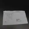 Bolsa de Plástico PE con Cierre Hermético Bolsa para Empaque de Calcetines Bolsa Transparente Mate con Cremallera Ropa Íntima Ropa Íntima Bolsa para Empaque