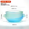 Frasco de Vidrio de la Ciudad Prohibida de Zangcun Cabeza de León Doble Asa Cornucopia Regalo de Inauguración de Oficina Frasco de Arroz Alcancía Adornos