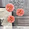 Flores artificiais laranja buquê falso feito à mão flores de seda para casamento flores decorativas artificiais atacado arranjo de flores para casamento