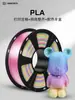 Filamento para Impresora 3D GEEETECH 1.75mm PLA Seda Luminosa Degradado Material FDM Aplicable a Chuangxiang