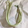 Alça de celular, transversal, usável no pulso, com argola para pendurar, porta-cartões, porta-moedas, acessório com toque de luxo, atacado, com furos para o telefone em ambas as extremidades