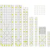 Precio de Fábrica Wholesale Regla Acrílica Regla de Patchwork para Costura Regla Transparente 15cm Regla de Corte de Plexiglás para Costura