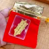 Pegatinas Doradas para Teléfono Bolsa de la Suerte Princesa Por Favor Hazte Rico Rápido Gana Dinero Transmisión en Vivo Regalo Pegatinas para Teléfono Fábrica de Origen Venta al por Mayor