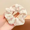 Elástico de Cabelo Doce e Versátil para Meninas, Estilo Coreano, Estilo Preguiçoso, Tamanho Extra Grande, Adequado para Cabelos Grossos, Elástico de Cabelo de Alta Elasticidade para Penteados de Coque