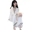 Pijama para Mulheres Verão Fino Seda Leite 2025 Novo Tamanho Grande Simples Manga Curta Shorts Roupa de Casa Conjunto Feminino