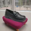 Mocasines Retro Franceses de Suela Blanda de Punta Cerrada Estilo Británico para Mujer, Nuevo Estilo, Suela Blanda, Slip-On, Zapatos Casuales Individuales 35-41