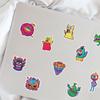 50 Piezas de Graffiti de Terror Serie de Monstruos de Dibujos Animados Decoración DIY Pegatinas para Cuaderno Maleta Patineta Venta al por Mayor Manual