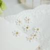 Ropa de Bebé Adornada con Parches Pequeños, Lindas Margaritas Hilo Dorado Flores Pequeñas Parches de Tela