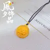 Venda Quente Colar Vietnamita de Ouro de Areia Ouro Imitação Pingente Chama Guanyin Buda Joias Yiwu Folheado a Ouro Buda Maitreya Atacado