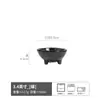 Louça de cerâmica vintage estilo japonês, prato com sabor doméstico, prato para restaurante, panela quente, prato para molho, prato irregular para cuspir osso, prato pequeno fofo