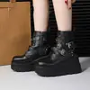Zapatos de Anime 2026 Suela Gruesa Punk Estilo Cuatro Estaciones Chica Popular Botines Cortos Cosplay Zapatos para Aumentar la Altura Zapatos Universales Dr. Zapatos Martens para Aumentar la Altura