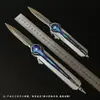 Delta Periférico Modelo Totalmente Metálico Polaris Navaja de Resorte Figura de Juguete para Niño Hoja sin Afilar
