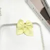Tela de color sólido macaron moño de cola de golondrina hecho a mano DIY accesorios para el cabello ropa zapatos sombreros bolsos accesorios de decoración para mascotas