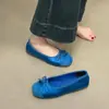 Zapatos de Mujer Planos Retro Boca Baja 2026 Nuevo Otoño Frances Suave Mary Janes Mocasines de Suela Blanda