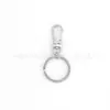 Llavero de hebilla de perro de aleación de zinc, llavero, mosquetón, cordón para equipaje y tarjeta de identificación, hebilla colgante, hebilla de presión de cincha