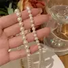 2025 Nuevo Collar de Perlas de Moda para Mujer Diseño de Nicho Lujo Ligero de Moda Cadena para Clavícula Casual y Más Fácil de Combinar Accesorios