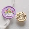 Nuevo producto para agosto: Sellos de Cera Serie Bouquet, creativos y lindos, para journaling y sellado de sobres, cabeza de sello de latón macizo, venta al por mayor