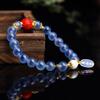 Tono Agitar Libro de Caperucita Roja Explosiones Original Glaseado Medio Azúcar Pulsera Corazón de Caramelo Lámina de Oro Esmalte Antiguo Corazón de Madre Sutra del Corazón Pulsera