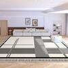 Alfombra para Sala de Estar Color 2024 Nueva Entrada Lujo Alta Calidad Felpa Sin Lavado Impermeable Simple Mesa de Café Alfombrilla de Piso para el Hogar
