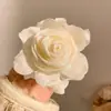 ¡Lulu! Pasador de Flor Rosa Pinza para Flequillo Lateral Pinza de Flor Rosa Pura Rosa Pinza Avanzada para el Cabello Tocado