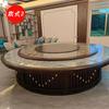 Mesa de Comedor Eléctrica Hotel Mesa Redonda Grande Nuevo Chinoiserie Mesa de Comedor Eléctrica de Pizarra Personalizada Mesa de Comedor Multifuncional Mesa para Hot Pot
