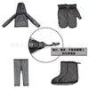 Roupa com Mosquiteiro para Camping, Roupa de Malha Respirável para Caminhada ao Ar Livre, Traje de Proteção, Conjunto de Seis Peças, Dobrável e Portátil, Anti-Mosquito