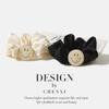 Anillo Sencillo de Lujo Ligero de Cara Sonriente y Lazo de Amor Banda Elástica Elegante para el Cabello Accesorios para el Cabello de Bola de Alta Elasticidad para Mujeres