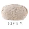4 hebras de lana de algodón peinado de leche algodón hilo de algodón sin pilling sin estática grosor medio tejido a mano manta para muñeca hilo de ganchillo