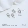Pingente de Cobre Banhado a Ouro 14K com Zircônia em Padrão de Diamante Redondo, Cravação de Pérola, Colar DIY Feito à Mão Acessórios de Pérola