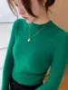Listo para usar de primera línea 25 Otoño e Invierno Nueva Camiseta Interior de Punto para Mujer Cuello Semitortuga Jersey Negro Suéter Delgado de Lana para Mujer