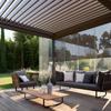 Casa Transparente Exterior de Aleación de Aluminio, Casa de Vacaciones en el Campo, Refugio para la Lluvia, Toldo Solar Aislado de Vidrio Hueco para Jardín, Impermeable